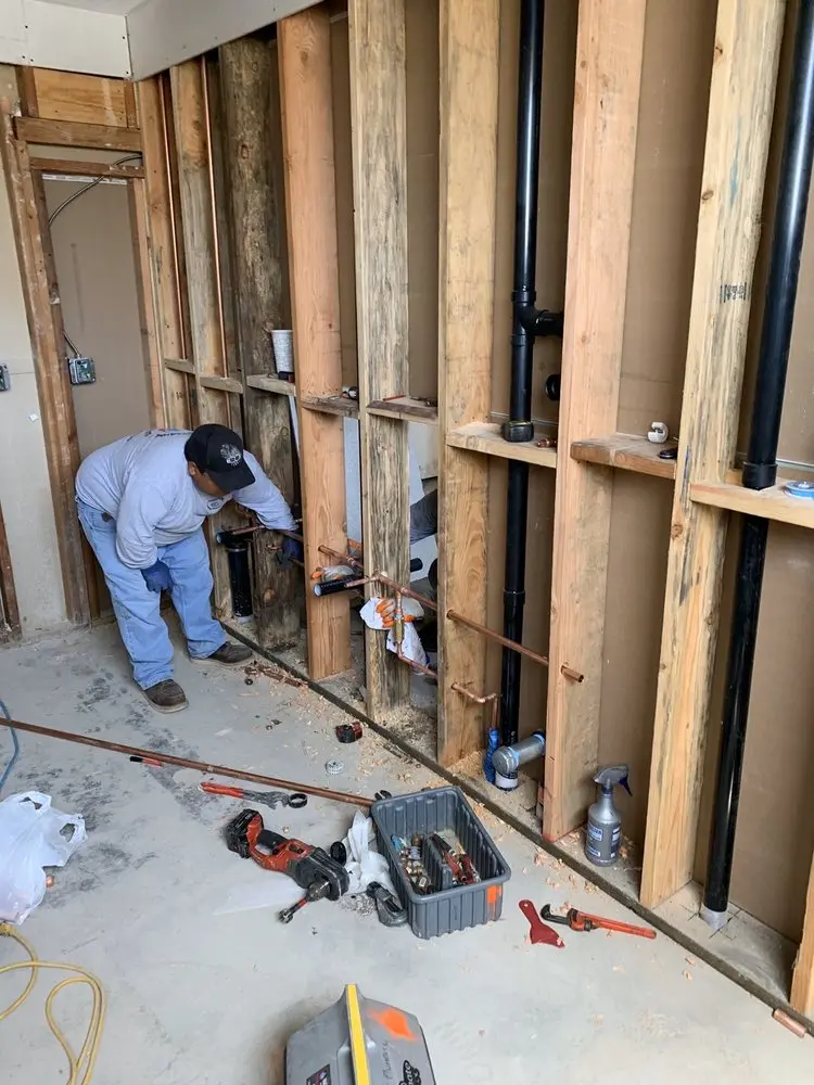 Commercial rough-in plumbing for Trenchless Sewer Repair in Oxford Manor